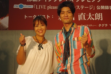 今日のライヴプレジャーゲストは森山直太朗さんでした♪