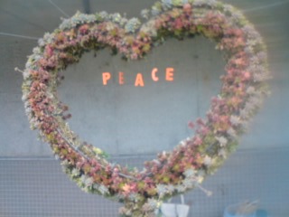 心の中の平和。