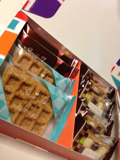 ワッフルのようなラスク！